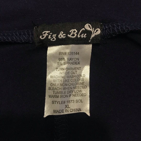 ❌SOLD❌ FIG & BLU Stretch Jersey Comfort Skirt XL - Picture 5 of 5